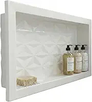 Nicho Banheiro Porta Shampoo e Sabonete Embutir 30x60 Fundo 3d