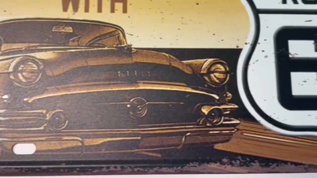 Plaque D'immatriculation En Métal Vintage, Signes En étain, Plaque D