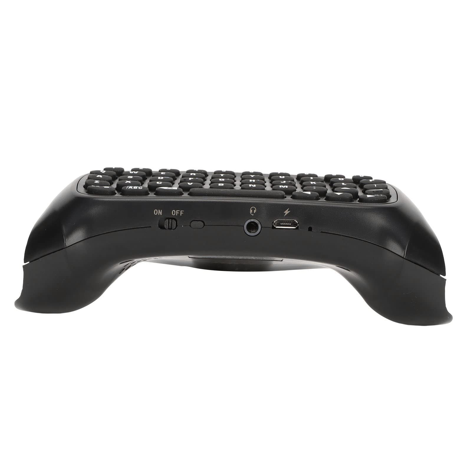 Teclado Controlador para Empuñaduras de Controlador PS4, Diseño Integrado, Mantiene El Estilo Original, Teclado Controlador Bluetooth Inalámbrico Multifunción para Chat de Texto PS4, Internet