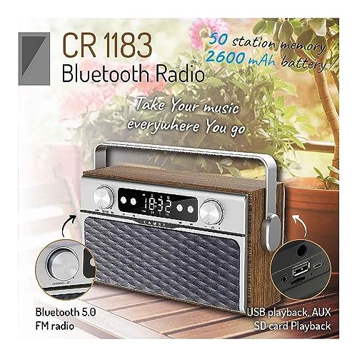 Radio Bluetooth Camry que soluciona la falta de espacio con diseño retro 2