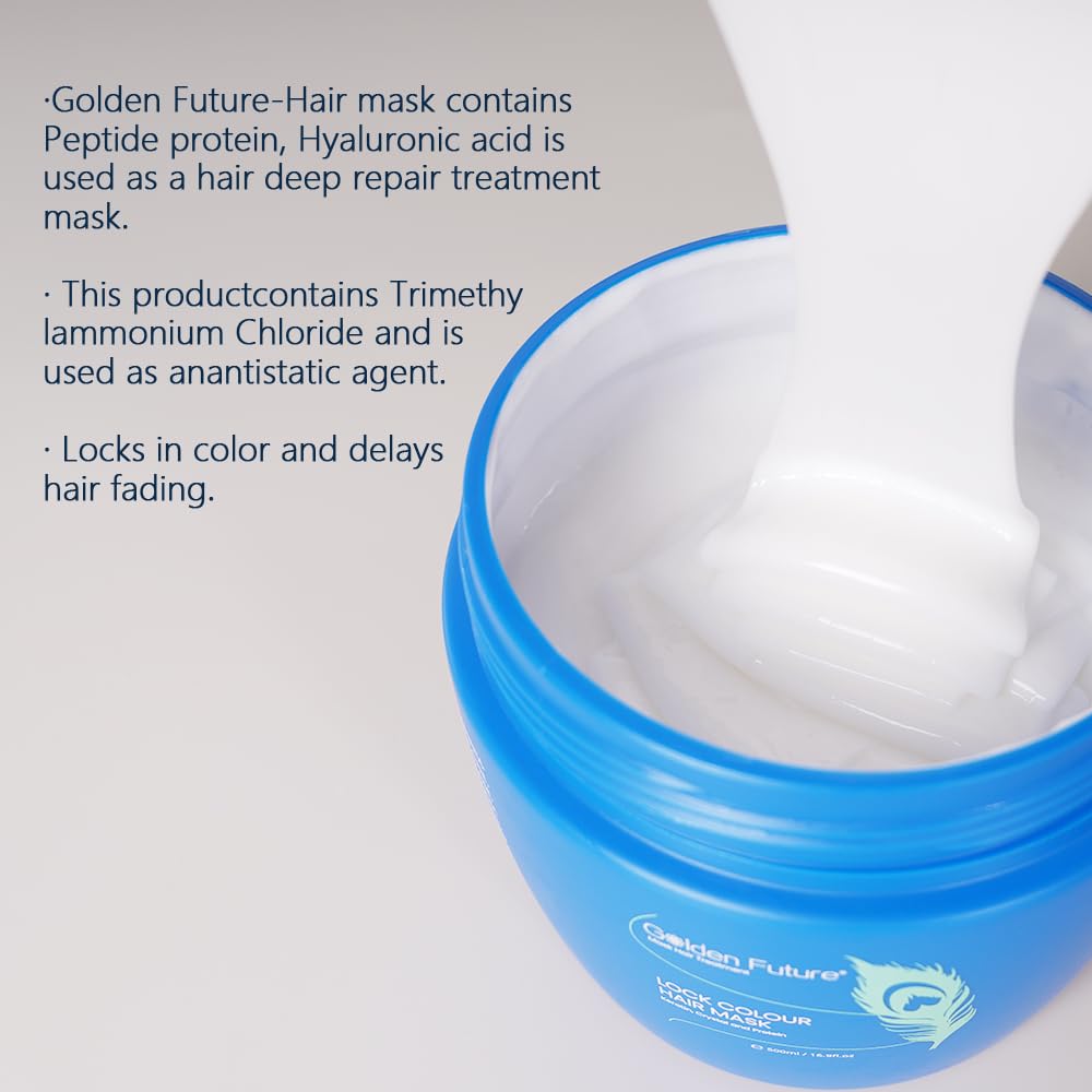 Golden Future Deep Conditioning Hair Mask treatment 500ml-Intensive Hair Repair Treatment, Restorative Moisture - Image 3