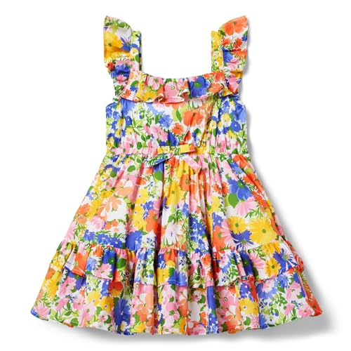 Janie and Jack Girls Floral Dress (Toddler/Little Big Kids)