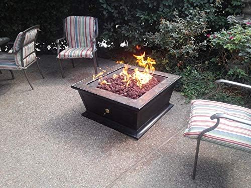 Universal Propane Gas Fire Pit Guts Replacement Kit & Burner Choice (12.00, 12 Inch T Burner)