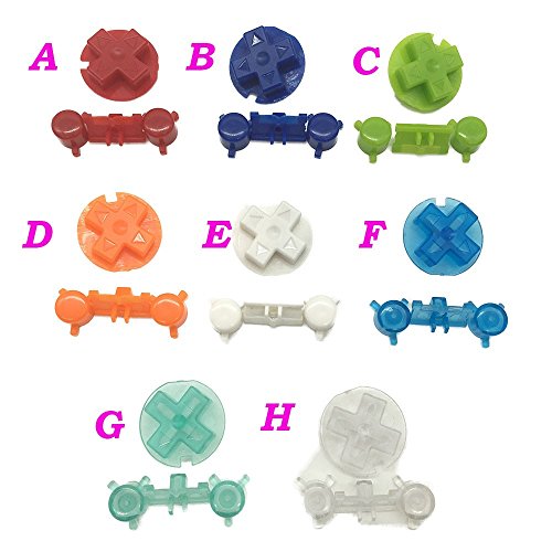 Replacement Full Button Keypad A B Direction Cross Buttons for Gameboy Pocket GBP (H)
