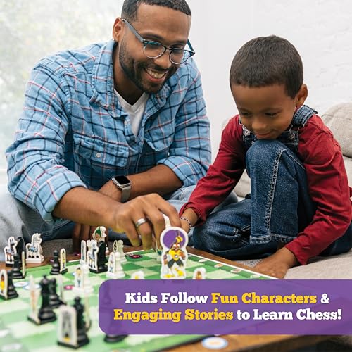 Image of Story Time Chess Set for Kids - Family Game Night, Strategic Game Play - Board Games for Family Night - Perfect for Beginners, Learn Chess with a Fun Story - Preschool Toys, Ages 3+
