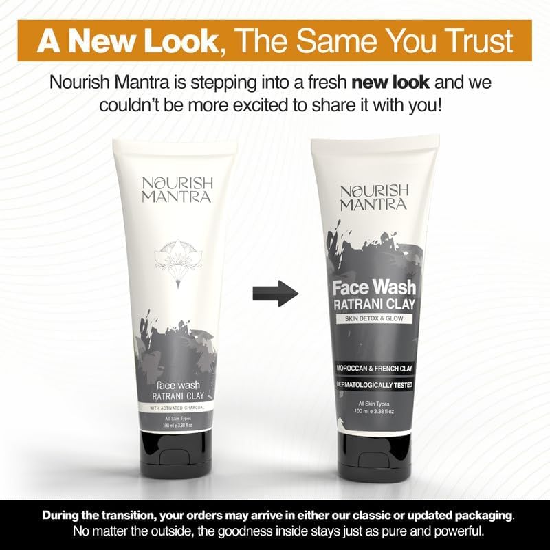 Nourish Mantra-Ratrani Moroccan Lava Face Wash (100 ml), Ratrani clay - Image 3