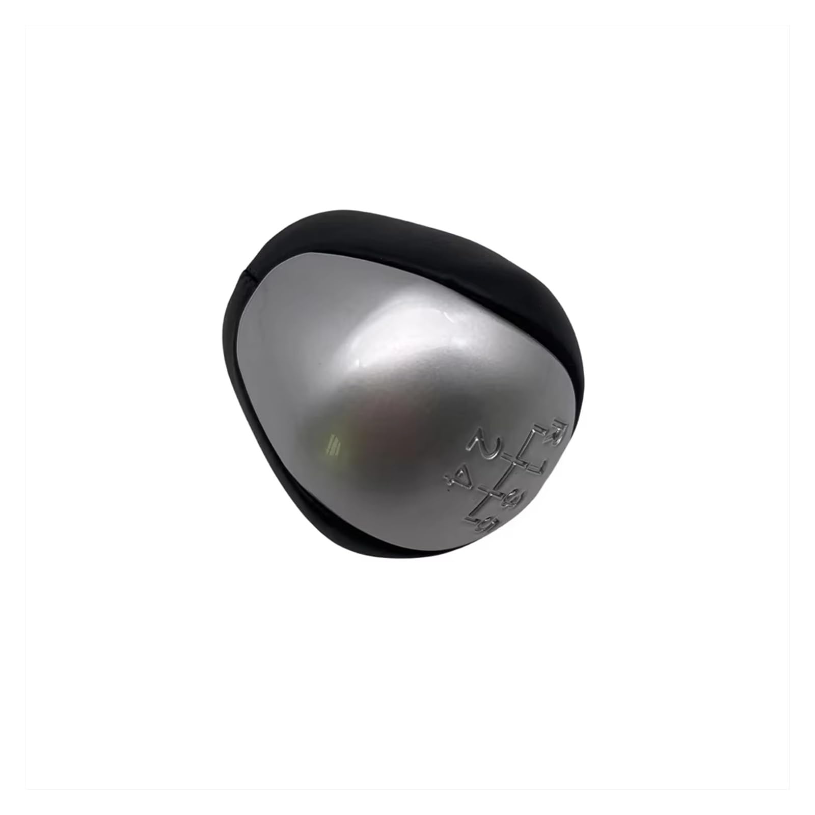 Zhannuobhd Silver For Kia For Forte For Soul For Hyundai For Elantra For I30 5 Speed Auto Shift Gear Knob Manual Mt Shifter Lever Head Handball Stick Shifter Lever Knob(Silver)