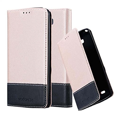 Cadorabo Funda Libro para LG G3 en Rosa Oro Negro   Cubierta Proteccíon con Cierre Magnético, Tarjetero y Función de Suporte   Etui Case Cover Carcasa