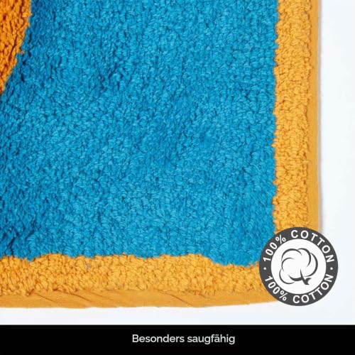 Homescapes Badematte Duschvorleger Badteppich Gummiente 45 x 75 cm aus 100% Reiner Baumwolle – Ansicht 2