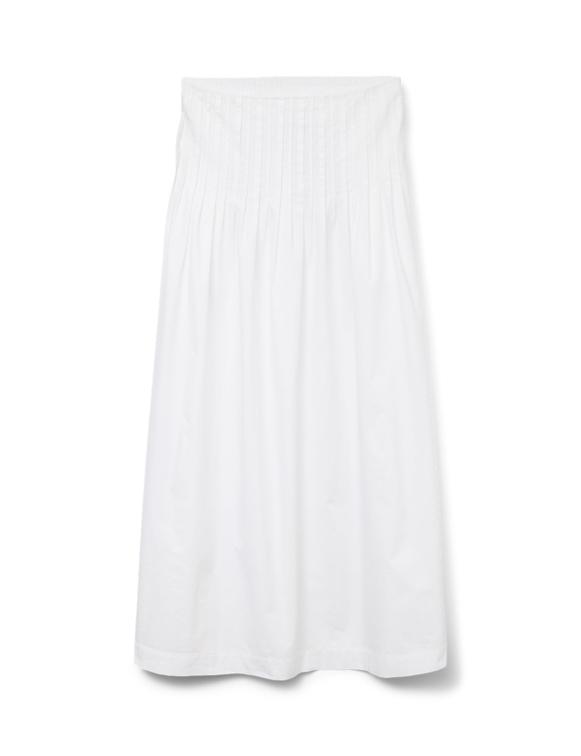 VERO MODA Women's Vmdisla Mw Long Skirt WVN BTQ, Bright White, XL