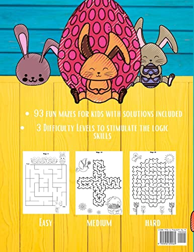 Easter Mazes Book For Kids