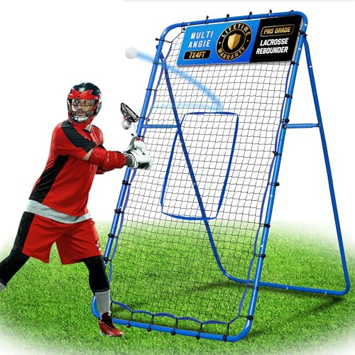 image for Winthai Lacrosse Rebound Net, 7x4ft Lacrosse Rebounder for Backyard, A