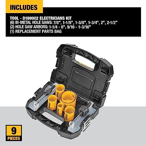 DeWalt Bi-Metal Hole Saw Kit