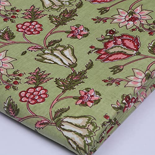 Tissu imprimé floral sérigraphié pour confectionner des vêtements légers d'été