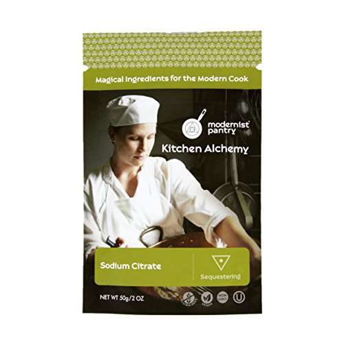 Food Grade Sodium Citrate (Molecular Gastronomy) âŠ˜ Non-GMO â¤ Gluten-Free â˜® Vegan âœ¡ OU Kosher Certified - 50g/2oz