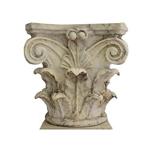 Marmo Bianco Carrara Arte 2000 Capitello corinzio in Marmo Bianco Carrara Artigianato Italiano