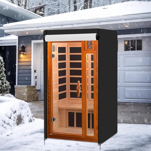 Housse de sauna extérieur étanche bâche protection portable imperméable - 6