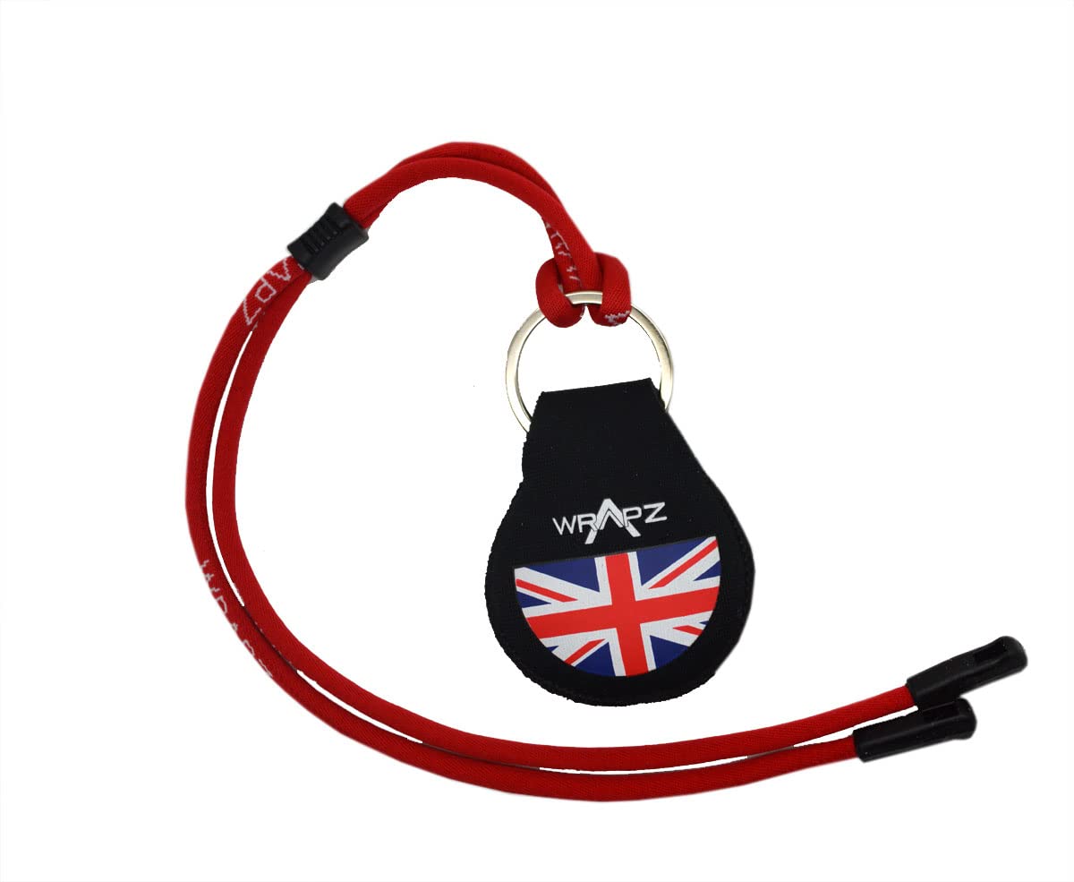 WrApz Floating Sunglasses Glasses Lanyard System Cord Strap String UK (Red/Black UK Float)