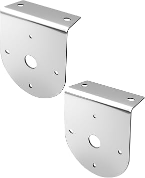 Bus Light Mounting Bracket Fit for Freightliner Peterbilt Trucks and Buses | Replace 81560, Stainless Steel, Watermelon Light Bracket, 2PCS