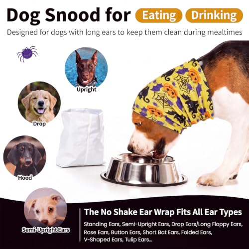 Image of Nanaki Halloween Dog Calming Hoodie Dog Hematoma Ear Wraps for Dogs