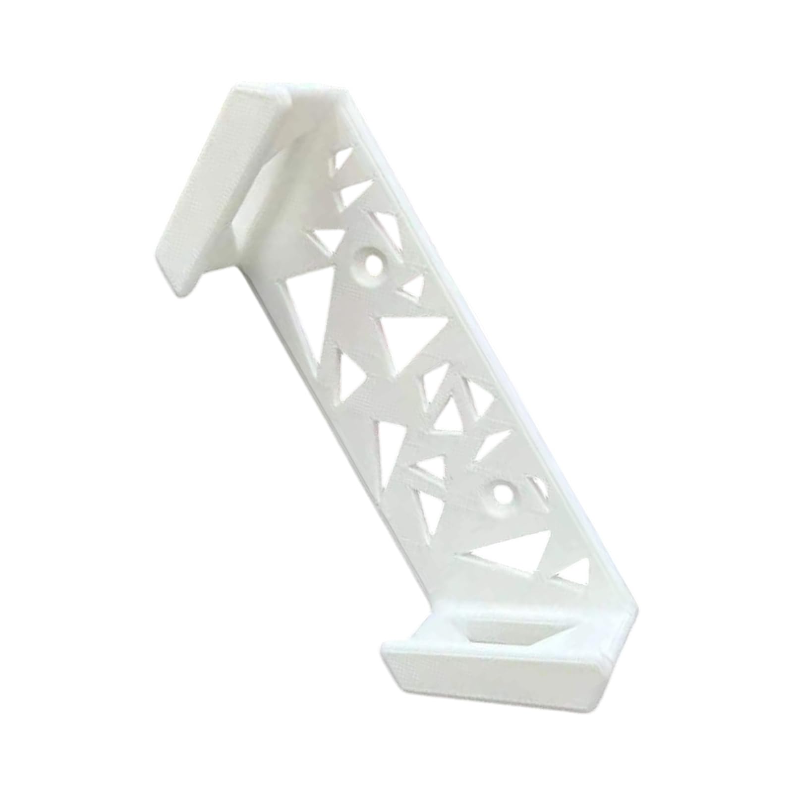 Kaeltsyn White 3D Printing Tennis Rackets Organizers Rack Wall Mounted Display Stand With Ventilation Holes And Smoothly Edges Tennis Bat Stand