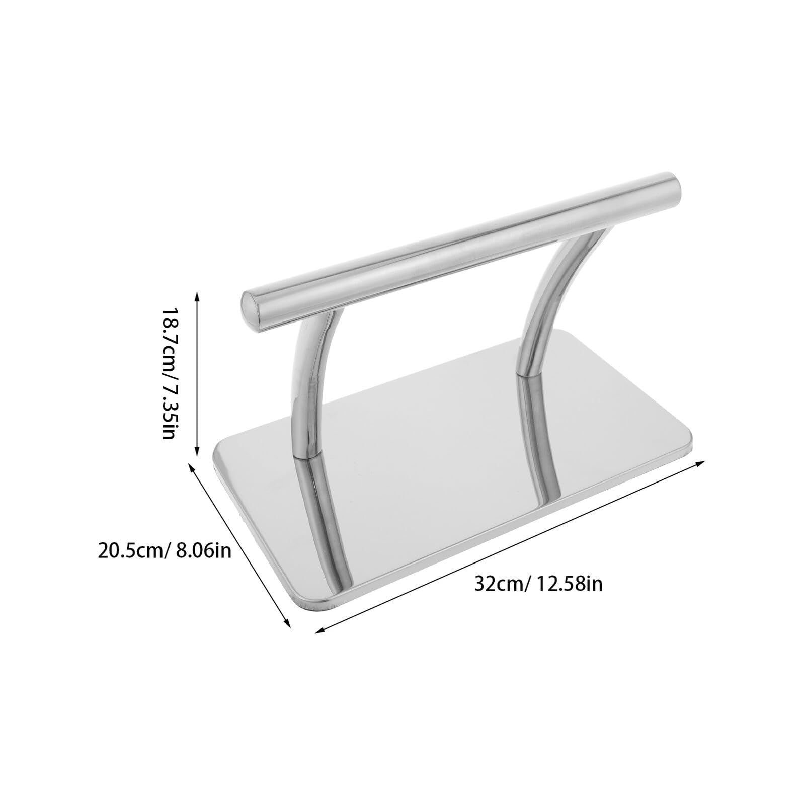 Toyvian Poggiapiedi in Metallo per Poltrona da Pedale Robusto, Accessorio Resistente per Sedia da Salone e Spa, Ricambio Ergonomico per Centri Estetici e Parrucchieri