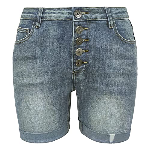 Womens Jeans Trendy 2024 Women's Popular Denim Shorts and Hot Pants with Retro Buttons Designer Wide Leg Pants for2