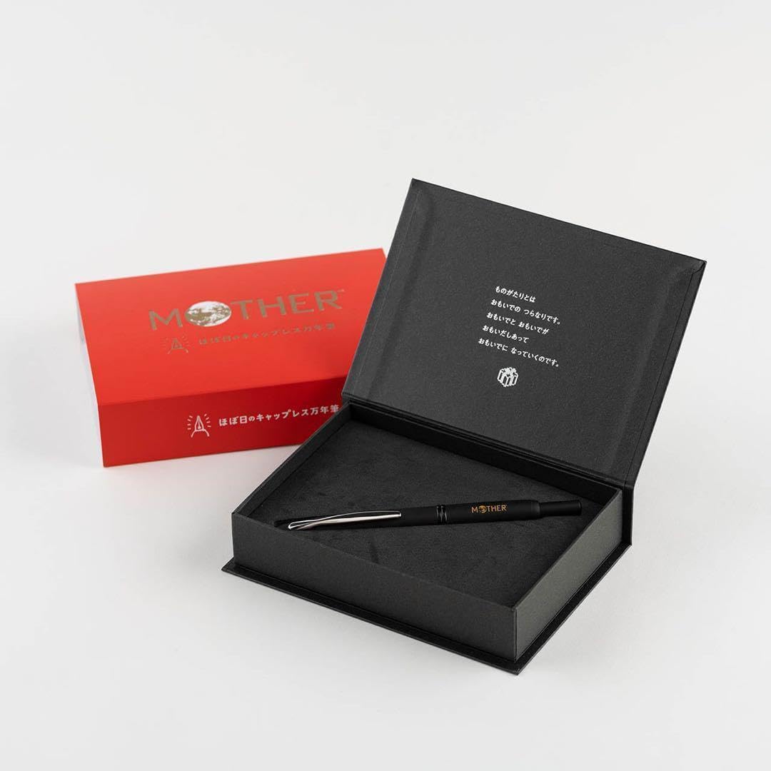 新品w ほぼ日のキャップレス万年筆 F（細字） MOTHERのおみせ Amazon | ほぼ日のキャップレス万年筆MOTHER | 万年筆 | 文房具