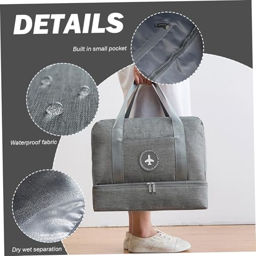 Duffle Bag 12x15x7 Inch Carry On Bag Waterproof Large Capacity Travel Wet ＆ Dry Seperation Gym With Shoes Compartment For Workouts, Travel, Sports Carry On2