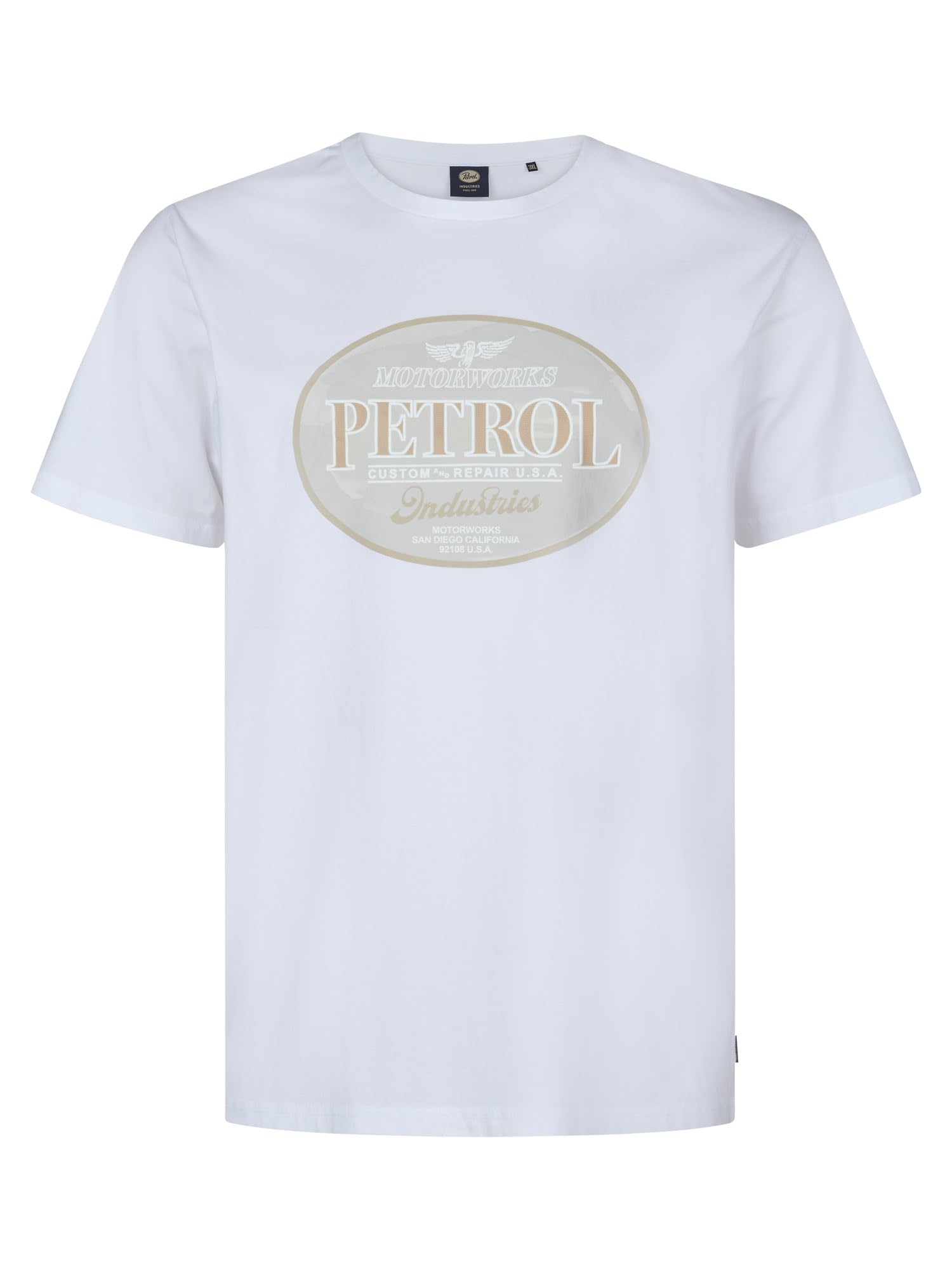 Petrol Men T-Shirt SS Classic Print Tee SS Uomo