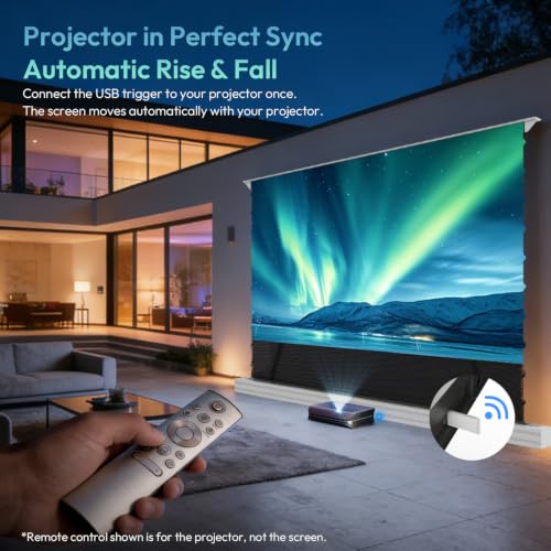 Image of NothingProjector Motorized ALR Screen, for Standard /UST Projector, 100 inch