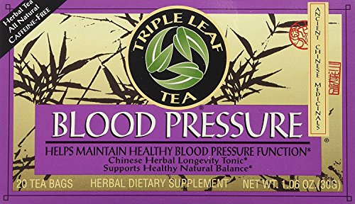Triple Leaf Tea, Tea Bags, Blood Pressure, 1.06-Ounce Bags, 20-Count