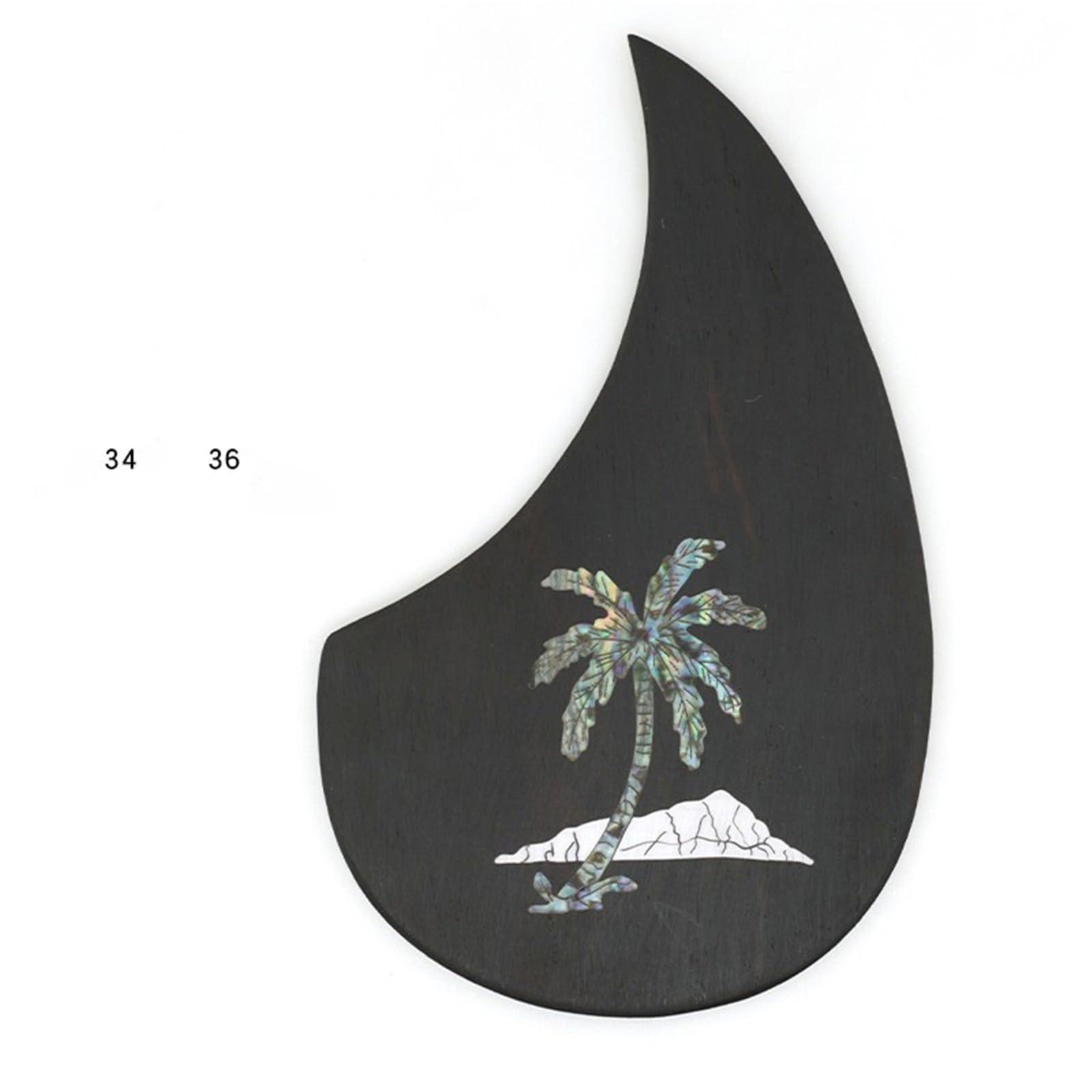 Futerał Na Gitarę Folkową Solidny Drewniany Pickguard Pickguard Do Gitary Akustycznej Łatwy W Użyciu(Type 3)