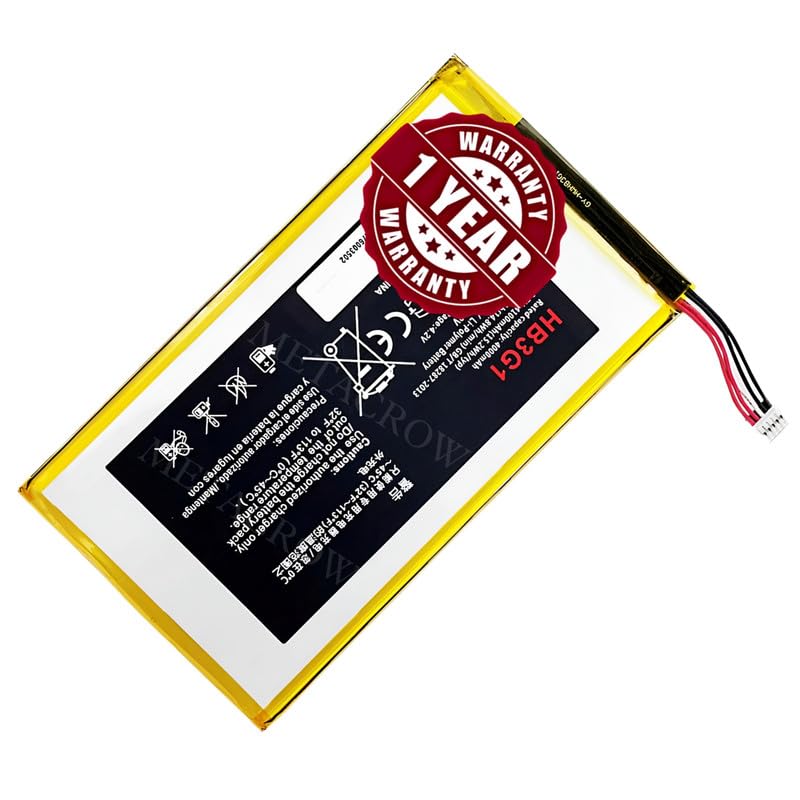 Image of Original HB3G1 Battery Compatible with Huawei MediaPad 7 Lite (S7-303, S7-303u, S7-931, S7-931U, S7-931W) - (4100mAh) - 1 Year Warranty BC45