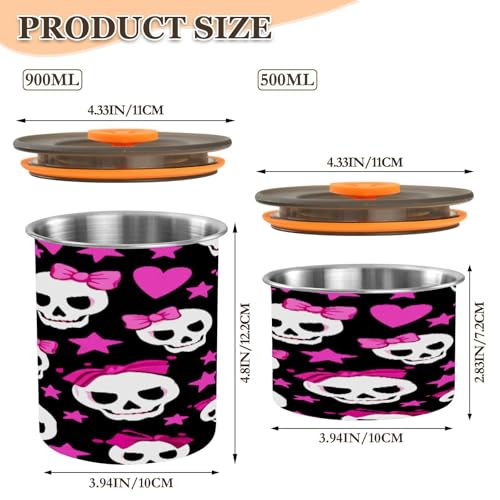 Contenedor Hermético de Acero Inoxidable para Café 17oz miniatura 2