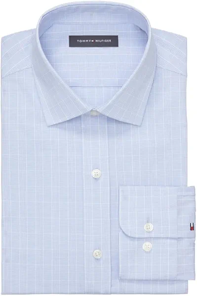 Tommy Hilfiger Men's Dress Shirt Regular Fit Essentials