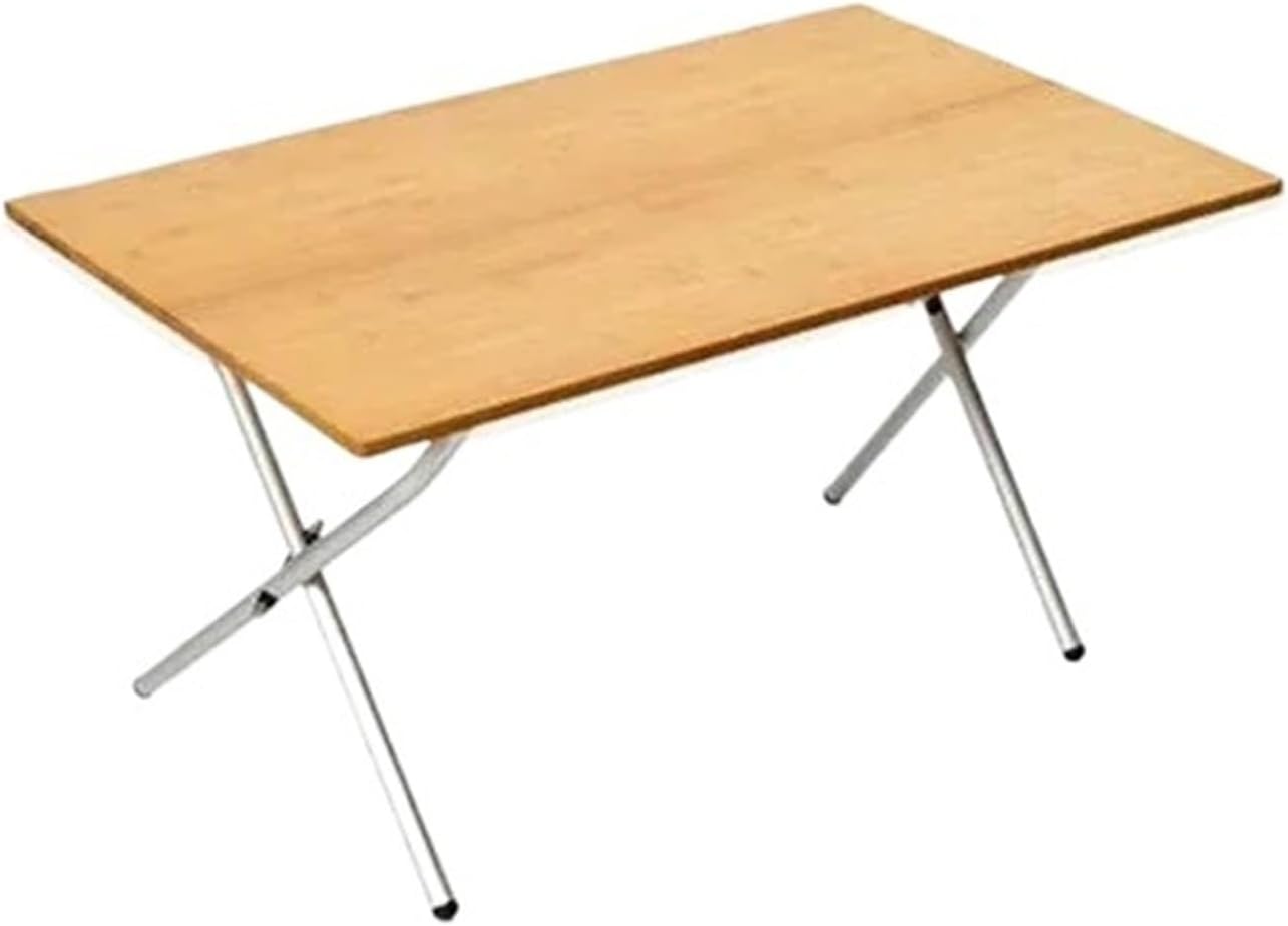 Compatible for MOUNTAINHIKER Bamboo Folding Camping Table Portable Fast Storage Outdoor Dining Picnic BBQ Desk(Three Folding Table)