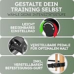 Pedaltrainer Set - TÜV/GS geprüft NEU 2025 inkl. Befestigungsgurt & Anti-Rutschmatte - Arm- und Beintrainer für Zuhause - Senioren Pedal-Trainer, Heimtrainer – Bild 5