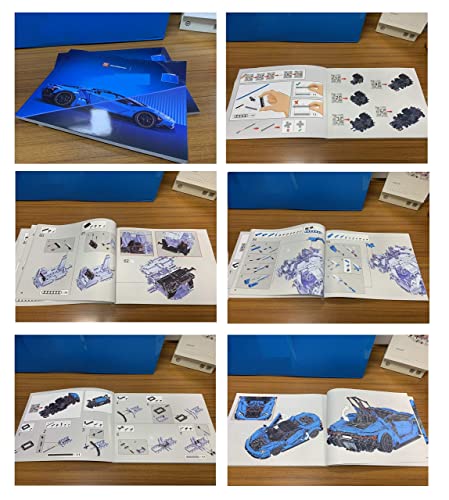 OWAHO Technologie Bausteine Lam-Borg-Hini Centenario LP770-4 Supercar Model Kit, Technic Sport Car 3890 Teile… – Bild 4