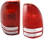 Evan-Fischer Tail Light Lens and Housing Compatible with 1997-2004 Dodge Dakota Set of 2 Passenger and Driver Side