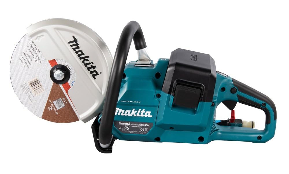 Makita DCE090ZX1 -Cortador BL 18Vx2 LXT 230mm, 36 V, Negro/sin batería y cargador