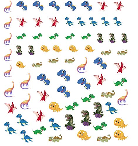 Dinosaur Collection (Dinosaur Nail Art Decals)