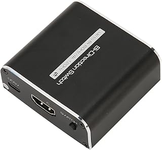 SHYEKYO HD Multimedia Interface Bi Direction Switch, Plug and Play 4K 120Hz HD Multimedia Interface Switch 48Gbps Support 8K 60Hz for DVD Player for Monitor