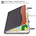 ZtotopCase for New iPad 7th Generation 10.2 Inch 2019, Premium PU Leather Slim Folding Stand Cover with Auto Wake/Sleep, Multiple Viewing Angles for Newest iPad 7th Gen 10.2'' 2019, Denimblack