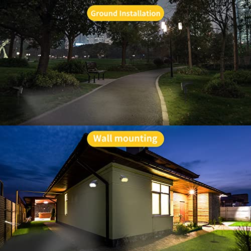 AmmToo Faretti Solare da Esterno, Lampade Bianche