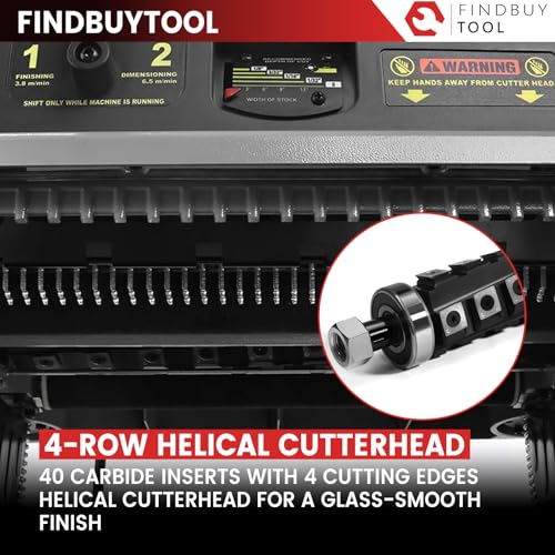 FINDBUYTOOL 13-Inch Helical Planer