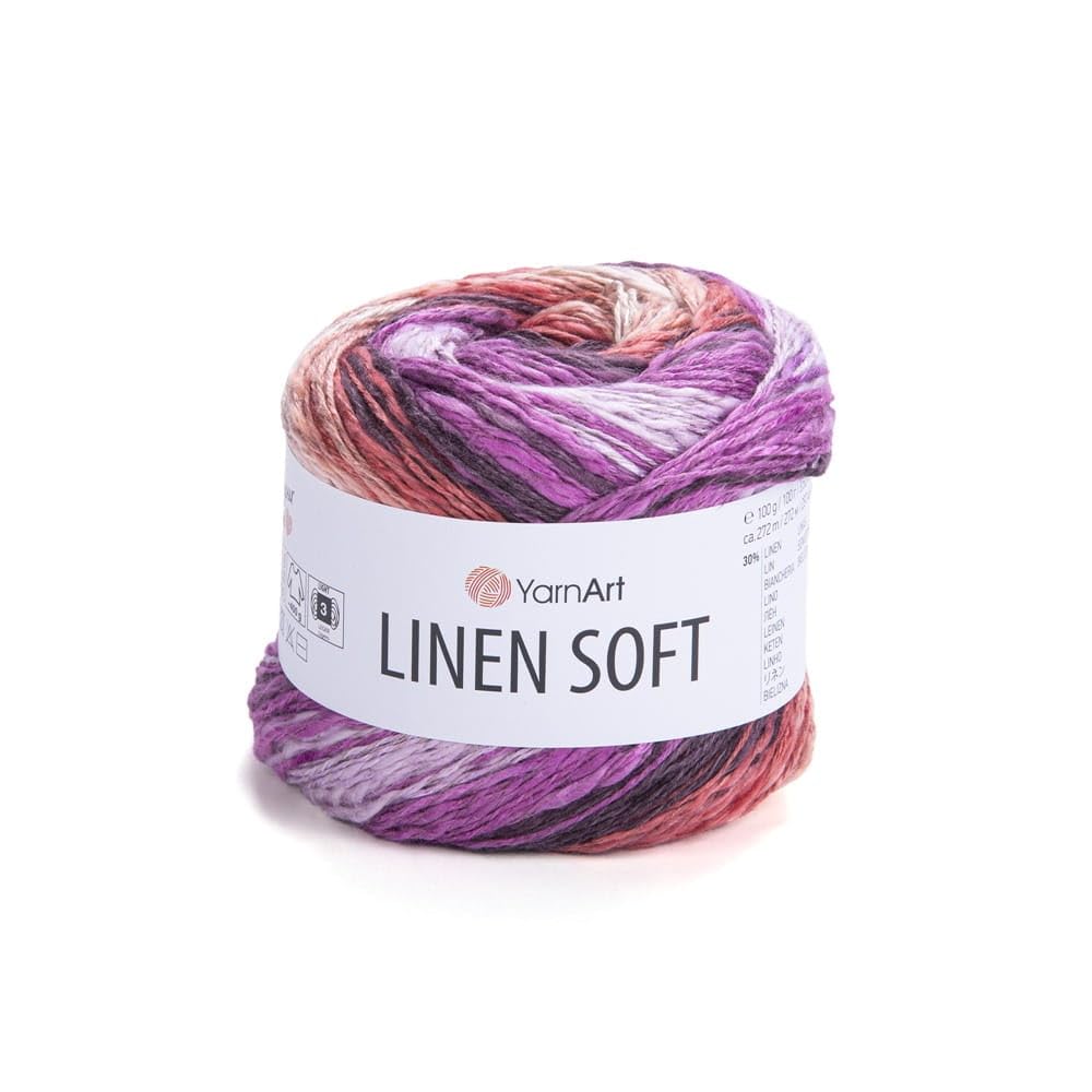 YarnArt El Örgü İpi LINEN SOFT, 7413, 4x100 gr