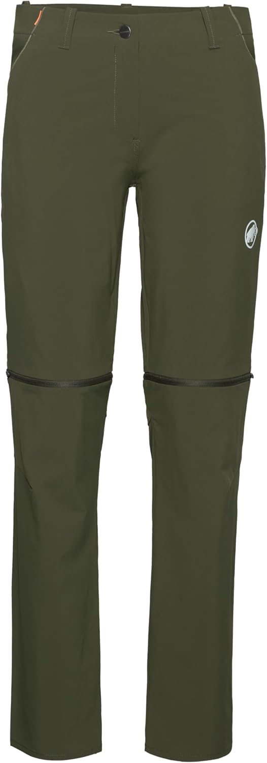Mammut Womens Outdoor Hiking Zip-Off Pants, Lightweight and Quick-Dry Recycled Stretch Fabric for Mountaineering and Terrain