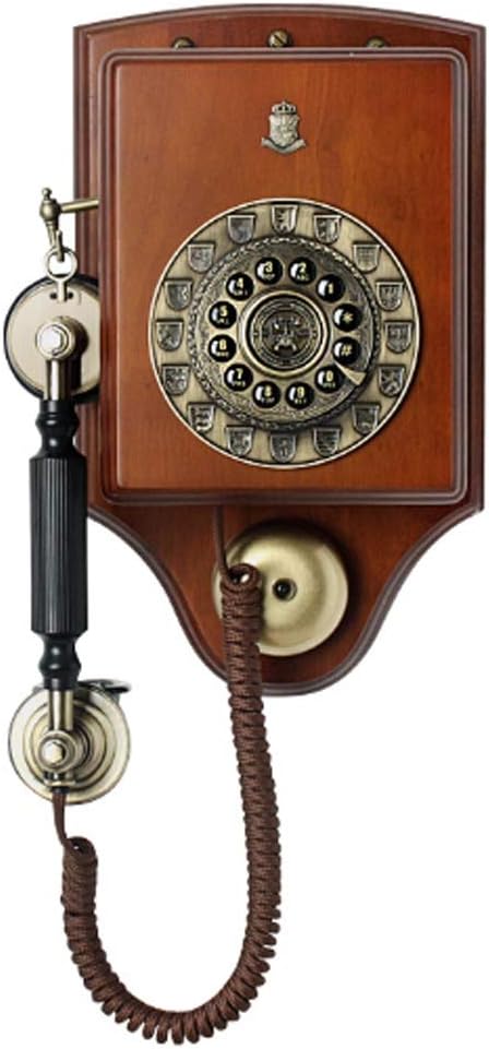 Retro Rotary Dial Phone Antique Wired Continental Telephone Phone Decoration