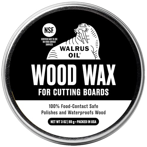 WALRUS OIL - Wood Wax, 3 oz Can, FDA Food-Safe, Cutting Boar...